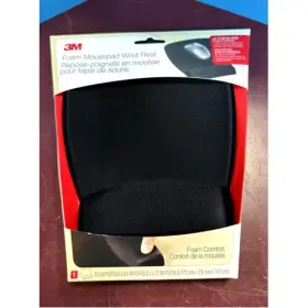 Mw209mb 3m Foam Mouse Pad Wrist Rest Black Antimicrobial Protection