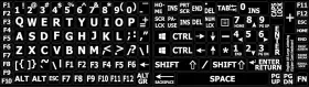 Bc63641 4keyboard English Us Large Letters Keyboard Stickers Matte Non Transparent Black Backgr
