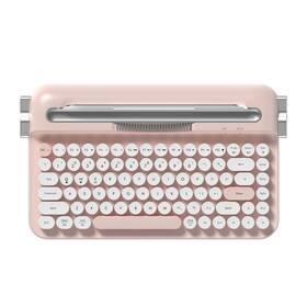 A.jazz Af84 Ajazz Wireless Membrane Silent Typewriter Keyboard Bluetooth/2.4g Dual-