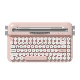 Af84 A.jazz Ajazz Wireless Membrane Silent Typewriter Keyboard Bluetooth/2.4g Dual-
