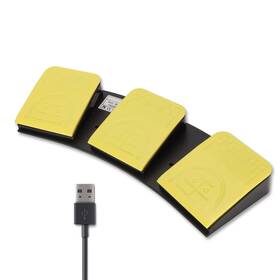 Acogedor Acogedormfni2opheg556 Pc Usb Triple Foot Switch Pedal Bluetooth And 2 Modes Mechanical
