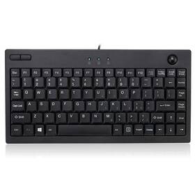 Adesso B002dv99v0 Akb-310ub Mini Trackball Usb Keyboard 87-key Us Layout Black Wired