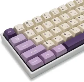 Zjx-xunyizi113 Ahhc Pbt Japanese Keycaps - Ocean Custom 123 Keys Xvx Profile Purple
