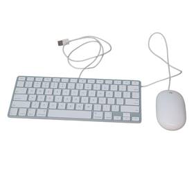 Apple 885909298372 Vintage Wired Keyboard A1242 And Mighty Mouse A1152 Bundle Tested Working