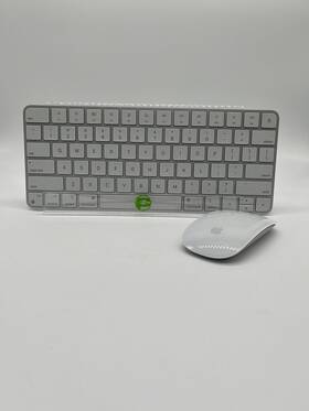 Apple A2450/a1657 Magic Keyboard And Trackpad Mouse Bundle White