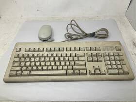 Apple M2980 M2706 Vintage Design Keyboard And Desktop Bus Mouse Ii Bundle
