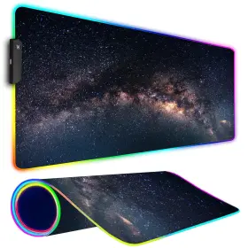 Pr24121801 Armanza Rgb Gaming Mouse Pad Large Mousepad With Led Light Keyboard Acce