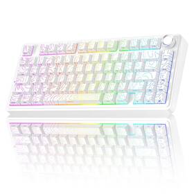 Aula F75-pro F75 Pro Wireless Mechanical Keyboard With Knob 75% Hot Swappable Custom
