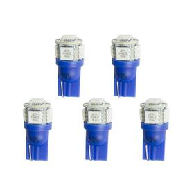 Auto Meter 3286-k Led Bulb Replacement T3 Wedge Blue 5 Pack