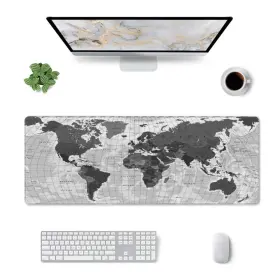Azjincos007 Azjincos 751779797508 Gaming Mouse Pad World Map Large Non-slip Rubber Base Mousep