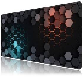 Bahdsisfa Gtyoi-249 Hexagon Honeycomb Large Mouse Pad Gaming Keyboard Desk Extended Mat