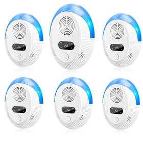 Bectine Ec-901 Ultrasonic Pest Repeller 6 Packs Mouse Repellent Indoor Control Mice