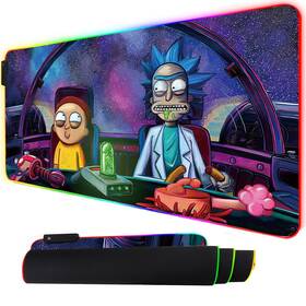 Bimormat 744306221980 Rgb Mouse Pad Led Light Gaming With Rubber Base Colorful Computer C