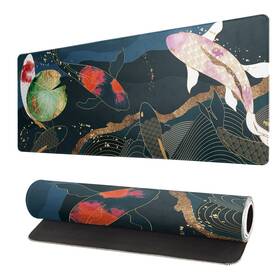 Brecoy 220818caomp-koif Japanese Gaming Mouse Pad Xl - Extended Large Mat Desk Stitched Ed