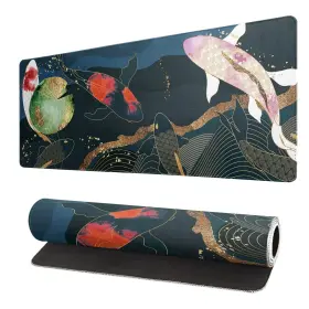 220818caomp-koif Brecoy Japanese Gaming Mouse Pad Xl - Extended Large Mat Desk Stitched Ed