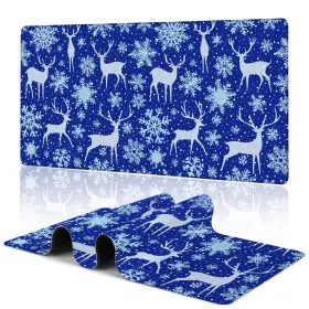 Dsbd-mp378 Byb Satfg Christmas Deer Large Gaming Mouse Pad Winter Snowflakes Desk Mat Ex