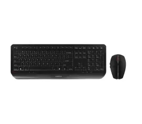 Jd-7000eu-2 Cherry Gentix Wireless Keyboard And Mouse Set Combo For Desktop - Full Size F