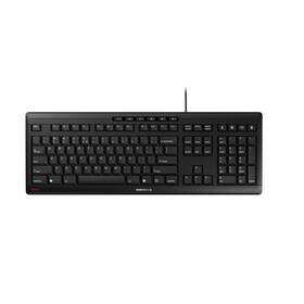 Cherry Jk-8500eu-2 Stream Keyboard Wired For Pc/laptop Whisper Regular Black