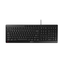 Jk-8500eu-2 Cherry Stream Keyboard Wired For Pc/laptop Whisper Regular Black