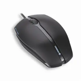 Jm-0300-2 Cherry Jm03002 Gentix - Black Optical Mouse 1000 Dpi With Solid Rubber Sides 1.8