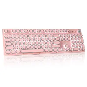 Chichen 723509408961 Retro Steampunk Typewriter-style Gaming Keyboard Blue Switches Pure