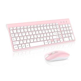 Cimetech 629722502489 Wireless Keyboard Mouse Combo Compact Full Size
