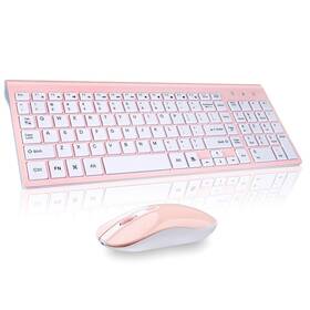 Cimetech Kf10 Wireless Keyboard And Mouse Combo Compact Full Size Keyboa
