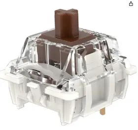 X003ztot83 Cn Gaming Gateron G Brown Pro V3.0 Pre-lubed 5pin Tactile Switch For Smd Rgb Mx 110 Pcs