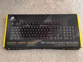 Ch-9000235-ww Corsair Gaming Pbt Double-shot Keycaps Full 104/105-keyset - Black
