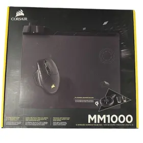 Mm1000 Corsair Qi Wireless Charging Mouse Pad With Accessories