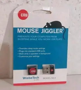 Cru 673825423639 Wiebetech Mj-3 Programmable Mouse Jiggler