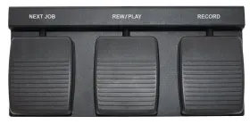 Fp-110-usb Dac 617375296404 3 Function Foot Pedal- Black