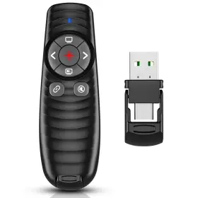 Lg-03 Dbepank 2-in-1 Usb Type-c Presentation Clicker Wireless Presenter Remote Pow