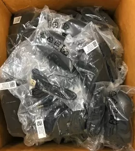6ft-corded Dell Ms116c Lot Of 38 - New Black Usb-wired Optical Mouse