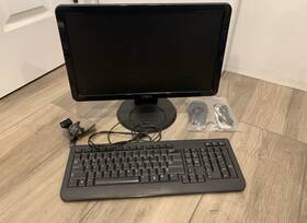 Dell Og510n-72872-04e-36n Pc Monitor Wired Keyboard Mouse And Web Cam