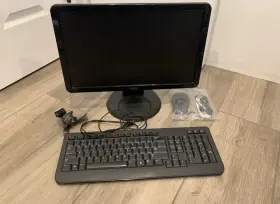 Og510n-72872-04e-36n Dell Pc Monitor Wired Keyboard Mouse And Web Cam