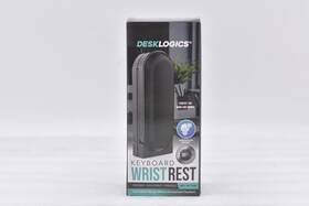 Desklogics X004gg81ht Keyboard Portable And Expandable Wrist Rest In Black