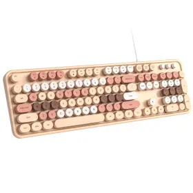 Sk-623 Dilter Wired Keyboard 104 Keys Full-sized Typewriter Keyboards Usb Plug And
