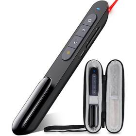 Dinofire Rcrf-005 Presentation Clicker With Case Wireless Presenter Remote Powerpoint
