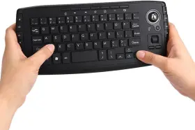 Zxmdocoolerv3790bwau Docooler Trackball Mouse Keyboard 2.4ghz Wireless Keyboartd