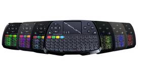 Dreamlink.ca 739601022448 Dreamlink/formuler Palm Remo 7 Color Backlit Wireless Mini Keyboard For Pc