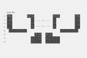 Mdx-35206-12 Drop Oblotzky Sa Oblivion V2 Custom Keycap Set Ergo.dox