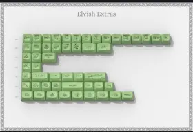 Mdx-36352-5 Drop The Lord Of Rings Mt3 Keycap Set -elvish Extras- New - Sold Out