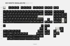 Mdx-36535-1 Drop Dcx White On Black Key Cap Base Kit Set Keycaps Open Box Free Shipping