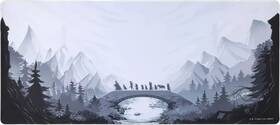 Drop Mdx-37524-5 - The Lord Of Rings Desk Mat Fellowship Black And White