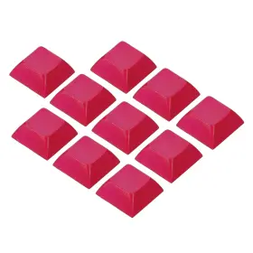Duefixing 745065532928 1u Blank Keycaps 10 Pack Mx Keyboard Replacement Universal Pbt Mechanical Red