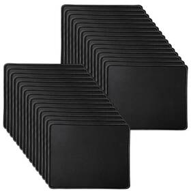 Dyrfolm 683125802591 50 Pack Black Mouse Pads Gaming And Office 7.09x8.66 Inch Non-slip Rubber Base