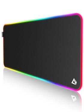 Easemo Cdn238 Gaming Mouse Pad Rgb Mat Xxl Large 35.4 X 15.75 In With 7 Led