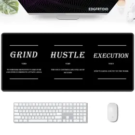 Edgfrtoio-desk904003-z15 Edgfrtoio Gaming Mouse Pad Inspirational Black Big Desk For Keyboard And 35