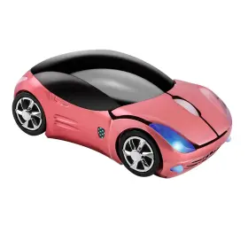 8541649145 Elec Space Usbkingdom Wireless Mouse 2.4ghz Car Shaped Pink Cool 3d Ergo